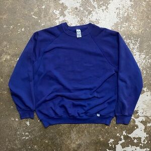 90s Men’s “Discus Athletic” Heavyweight Cropped Bottom Sweatshirt Made in USA